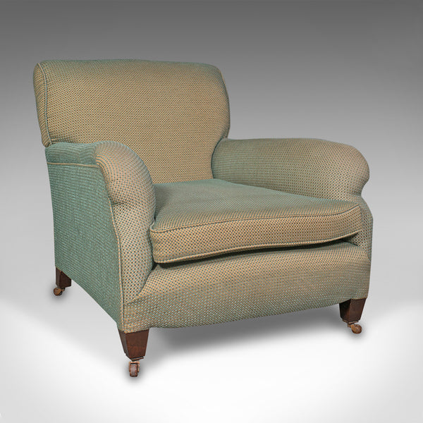 Antique Arm Chair, English, Armchair, Howard Style, Late Victorian, Circa 1900