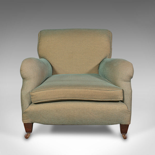 Antique Arm Chair, English, Armchair, Howard Style, Late Victorian, Circa 1900