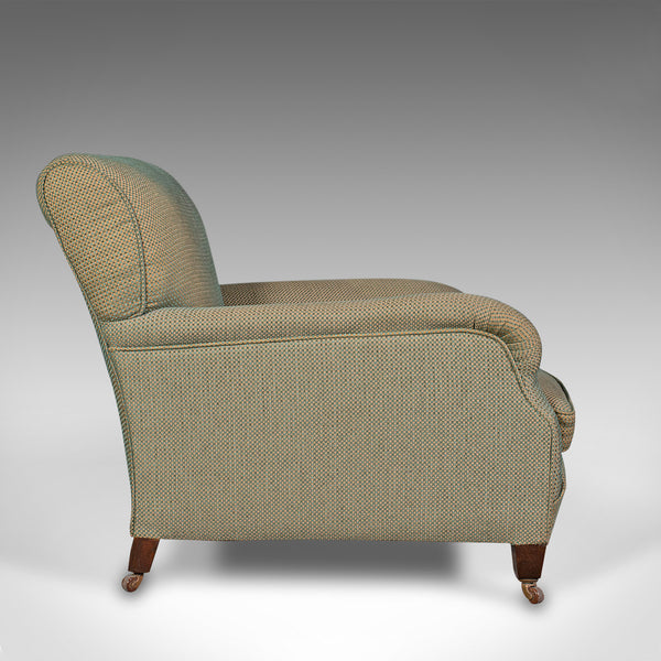 Antique Arm Chair, English, Armchair, Howard Style, Late Victorian, Circa 1900