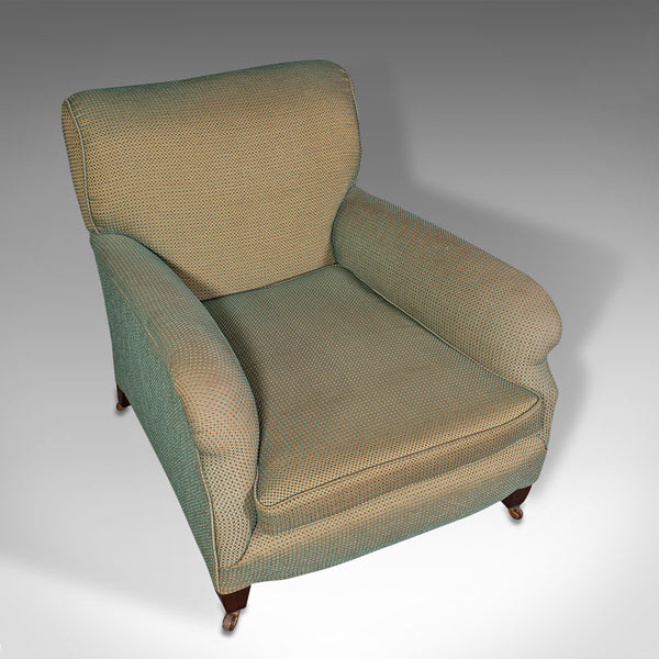 Antique Arm Chair, English, Armchair, Howard Style, Late Victorian, Circa 1900