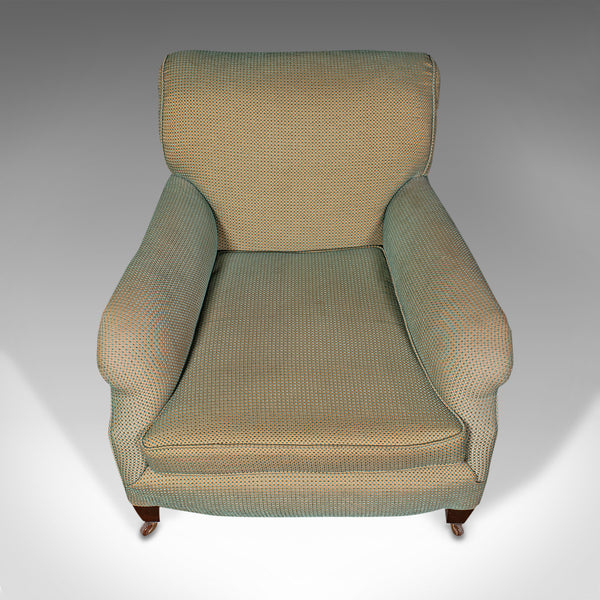 Antique Arm Chair, English, Armchair, Howard Style, Late Victorian, Circa 1900