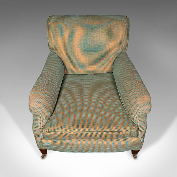 Antique Arm Chair, English, Armchair, Howard Style, Late Victorian, Circa 1900