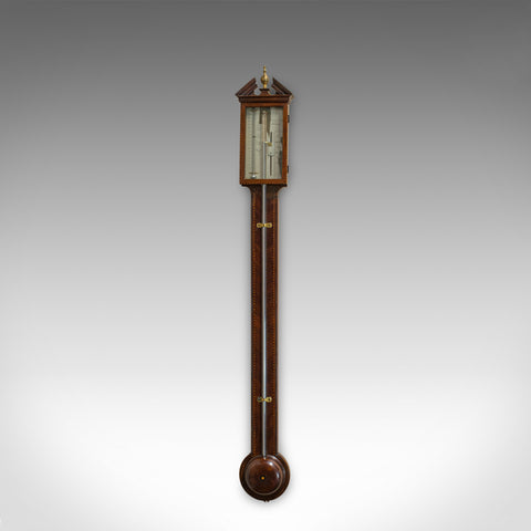 Antique Stick Barometer, English, Mahogany, Torre and Co, London, Circa 1850 - London Fine Antiques