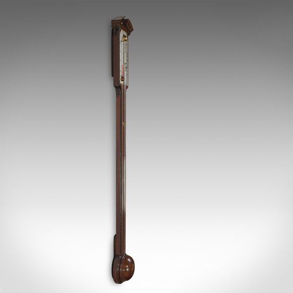 Antique Comitti Stick Barometer, English, Rosewood, Mahogany, Feather, Fan - London Fine Antiques