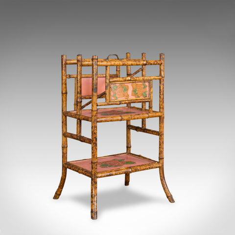Antique Canterbury, Oriental, Bamboo, Music Stand, Magazine Rack, Circa 1880 - London Fine Antiques