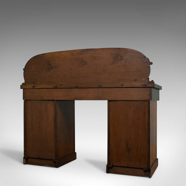 Antique Pedestal Sideboard, English, Mahogany, Dresser, Victorian, Circa 1850 - London Fine Antiques