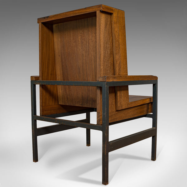 Vintage Arm Chair, English, Teak, Wing-back, Seat, Modernist Taste, 20th Century - London Fine Antiques