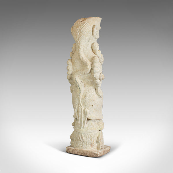 Courage, Artwork, Dominic Hurley, English, Sculpture, Bath Stone, Totem Pole - London Fine Antiques