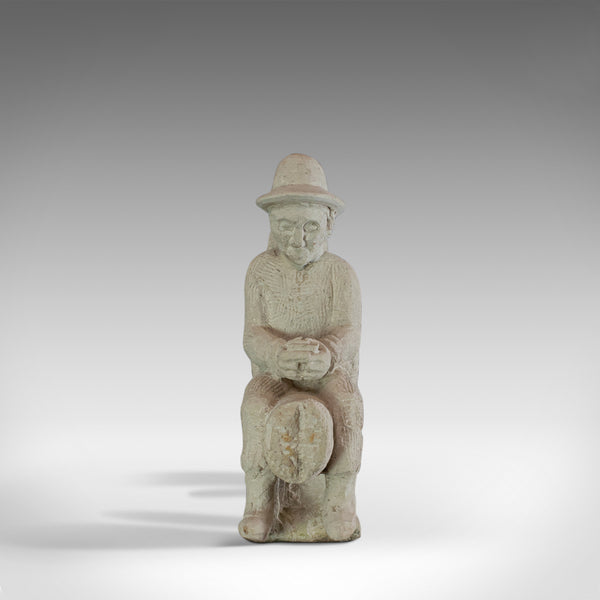 No Evil, Sculptural Artwork, Sculpture, Dominic Hurley, Portland Stone, Allegory - London Fine Antiques