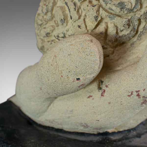 Brain Hand, Artwork, Dominic Hurley, English, Bath Stone, Decorative, Sculpture - London Fine Antiques