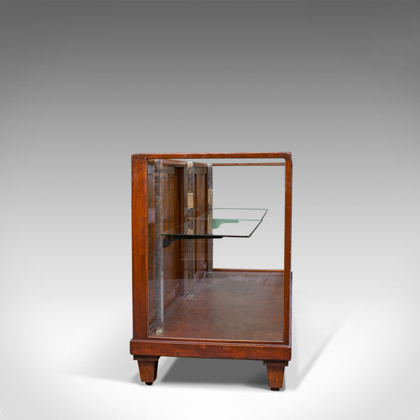 Antique Display Cabinet, English, Mahogany, Shopfitting, Showcase, Edwardian - London Fine Antiques