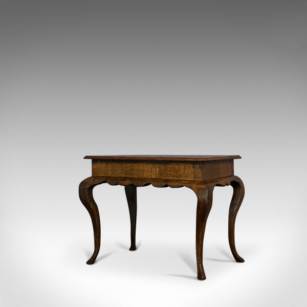 Antique Centre Table, Flemish, Mahogany, Oak, Occasional, Dutch, 18th Century - London Fine Antiques
