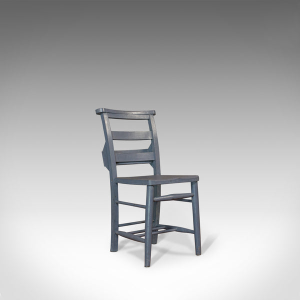 Antique School Chair, English, Victorian, Beech, Station, Seat, Circa 1900 - London Fine Antiques