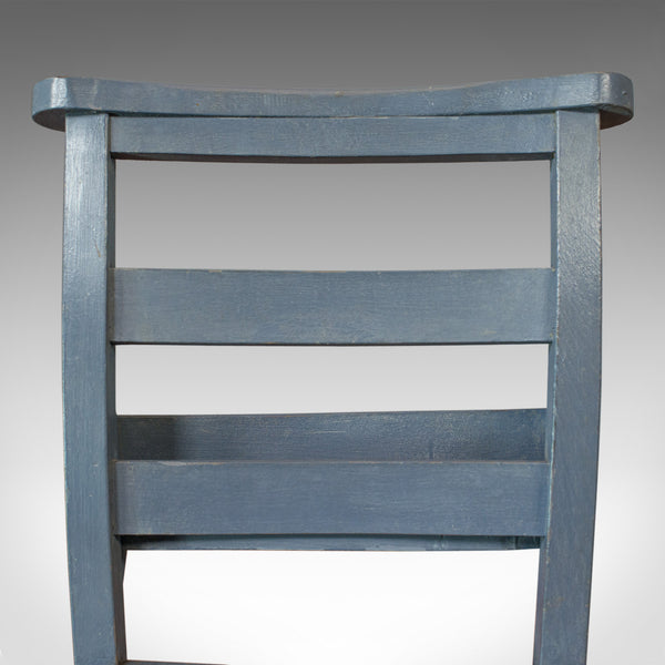 Antique School Chair, English, Victorian, Beech, Station, Seat, Circa 1900 - London Fine Antiques