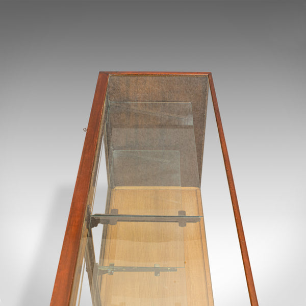 Antique Shopfitting Display Cabinet, English, Mahogany, Oak, Showcase, Edwardian - London Fine Antiques