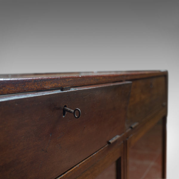 Antique Shopfitting Display Cabinet, English, Mahogany, Oak, Showcase, Edwardian - London Fine Antiques