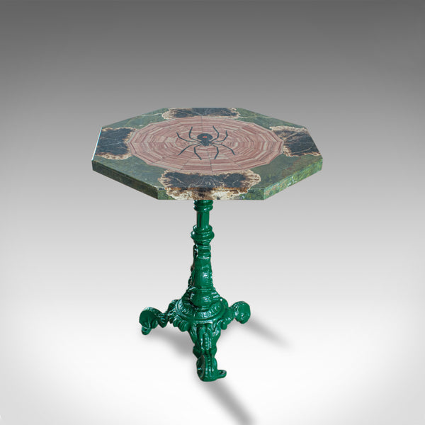 Petrified Spider Table, English, Marble, Pietra Dura, Cast Iron, Dominic Hurley - London Fine Antiques