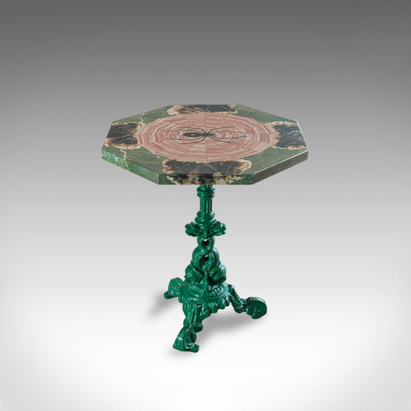Petrified Spider Table, English, Marble, Pietra Dura, Cast Iron, Dominic Hurley - London Fine Antiques