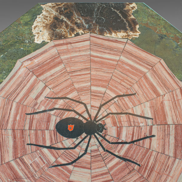 Petrified Spider Table, English, Marble, Pietra Dura, Cast Iron, Dominic Hurley - London Fine Antiques