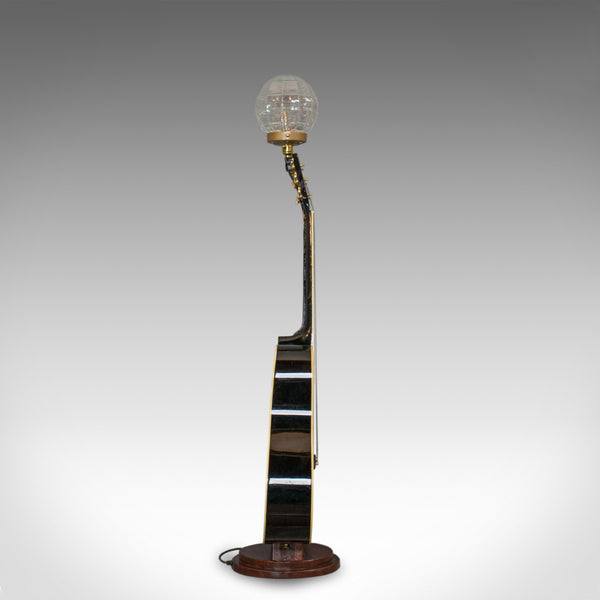 Vintage, Acoustic Guitar Lamp, English, Bespoke, Handcrafted, Jim Deacon, Glass - London Fine Antiques