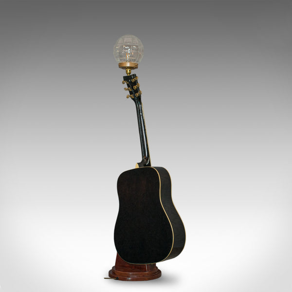 Vintage, Acoustic Guitar Lamp, English, Bespoke, Handcrafted, Jim Deacon, Glass - London Fine Antiques