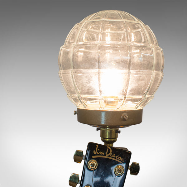 Vintage, Acoustic Guitar Lamp, English, Bespoke, Handcrafted, Jim Deacon, Glass - London Fine Antiques