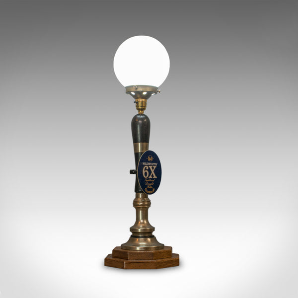 Vintage Beer Pump Lamp. English, Bespoke, Handcrafted, Public House, Table Light - London Fine Antiques