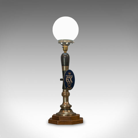Vintage Beer Pump Lamp. English, Bespoke, Handcrafted, Public House, Table Light - London Fine Antiques