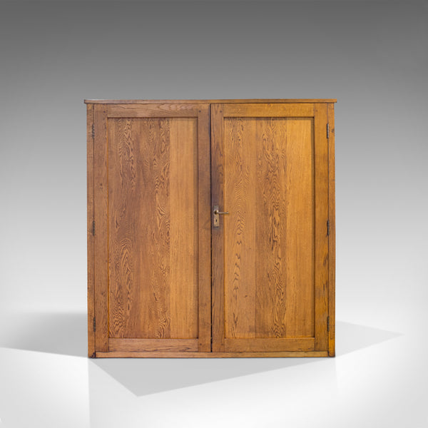 Massive Vintage Document Cabinet, English, Oak, Specimen, Art, Archive, Cupboard - London Fine Antiques