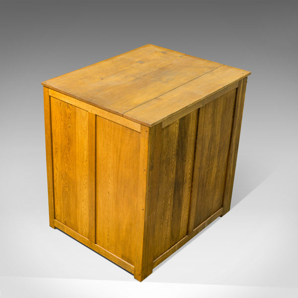Massive Vintage Document Cabinet, English, Oak, Specimen, Art, Archive, Cupboard - London Fine Antiques