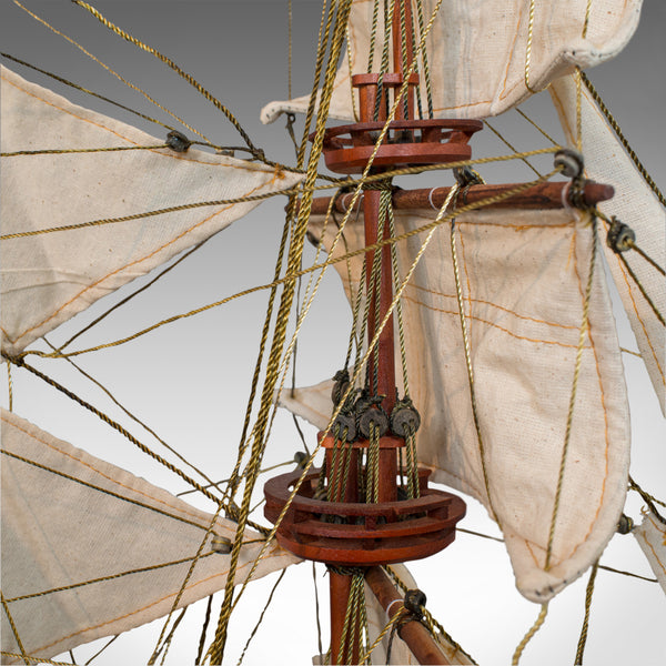Large Vintage Model, Sovereign of the Seas, English, Mahogany, Collectible, Ship - London Fine Antiques