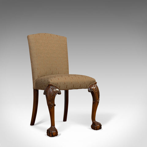 Vintage Side Chair, English, Mahogany, Georgian Revival, Drawing Room - London Fine Antiques