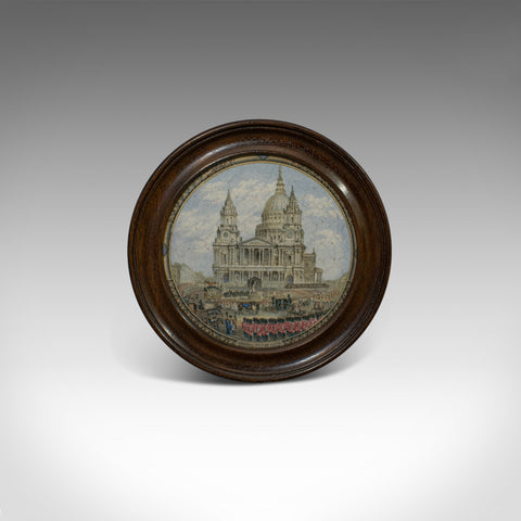 Antique Prattware Jar Lid, English, Mahogany, Ceramic, Duke of Wellington - London Fine Antiques