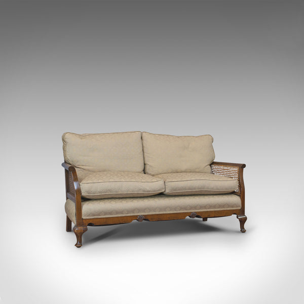 Antique Bergere Suite, English, Beech, Cane, Chair, Sofa, Set, Edwardian C.1910 - London Fine Antiques
