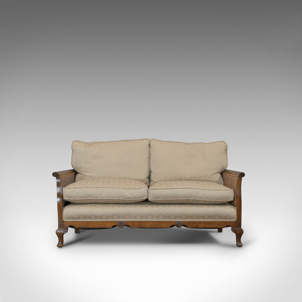 Antique Bergere Suite, English, Beech, Cane, Chair, Sofa, Set, Edwardian C.1910 - London Fine Antiques