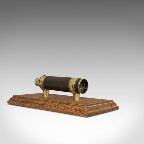 Antique Pocket Telescope, English, Brass, Leather, 4 Draw, Hartley of Todmorden - London Fine Antiques