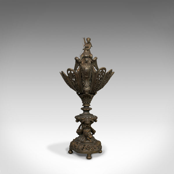 Antique Centrepiece, Classical Taste, French, Bronze Spelter, Bowl, Victorian - London Fine Antiques
