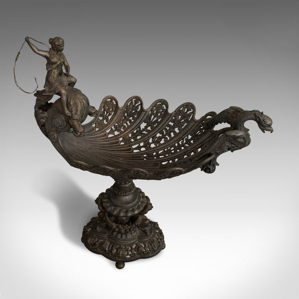 Antique Centrepiece, Classical Taste, French, Bronze Spelter, Bowl, Victorian - London Fine Antiques