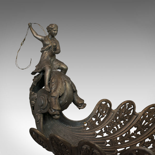 Antique Centrepiece, Classical Taste, French, Bronze Spelter, Bowl, Victorian - London Fine Antiques