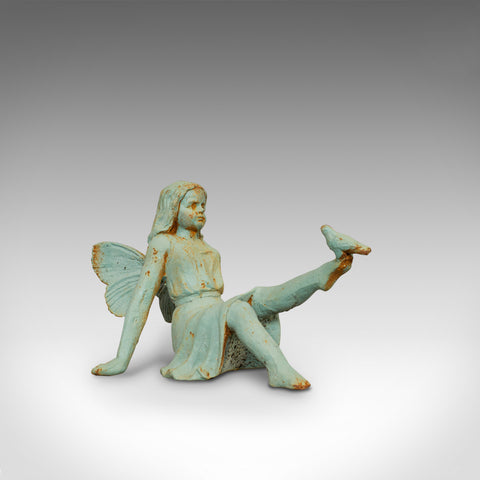 Vintage Garden Ornament, English, Cast Iron, Decorative, Statuette - London Fine Antiques