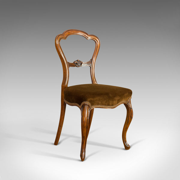 Antique Set of Chairs, English, Walnut, Suite, 4 Dining Chairs, Victorian C.1840 - London Fine Antiques