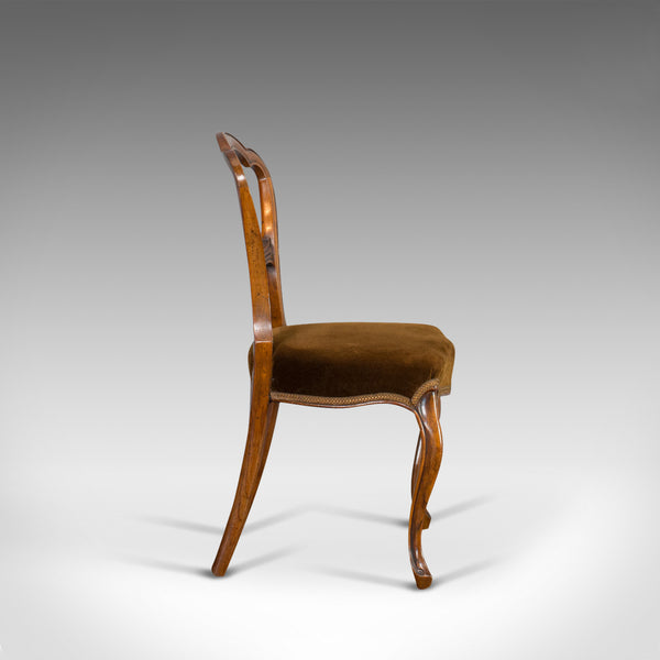 Antique Set of Chairs, English, Walnut, Suite, 4 Dining Chairs, Victorian C.1840 - London Fine Antiques