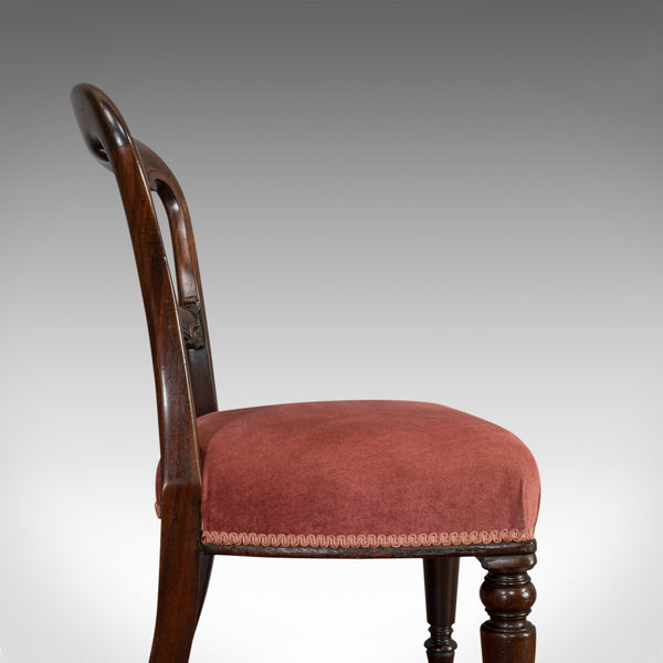 Antique Dining Chair Suite, English, Walnut, Set of, 5 Chairs, Gillow, Victorian - London Fine Antiques