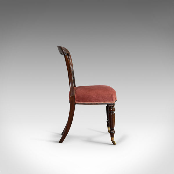 Antique Dining Chair Suite, English, Walnut, Set of, 5 Chairs, Gillow, Victorian - London Fine Antiques