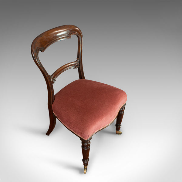 Antique Dining Chair Suite, English, Walnut, Set of, 5 Chairs, Gillow, Victorian - London Fine Antiques