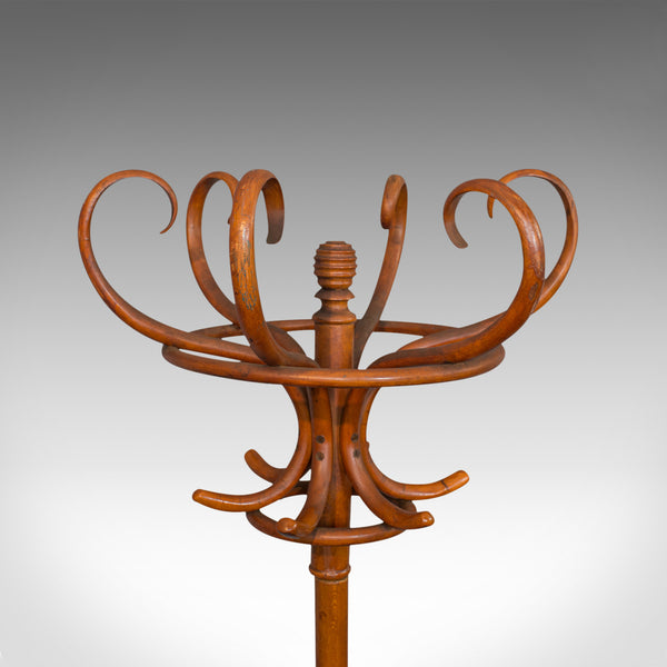 Antique Bentwood Coat Rack, Hall Stand, English, Beech, Umbrella, Edwardian - London Fine Antiques