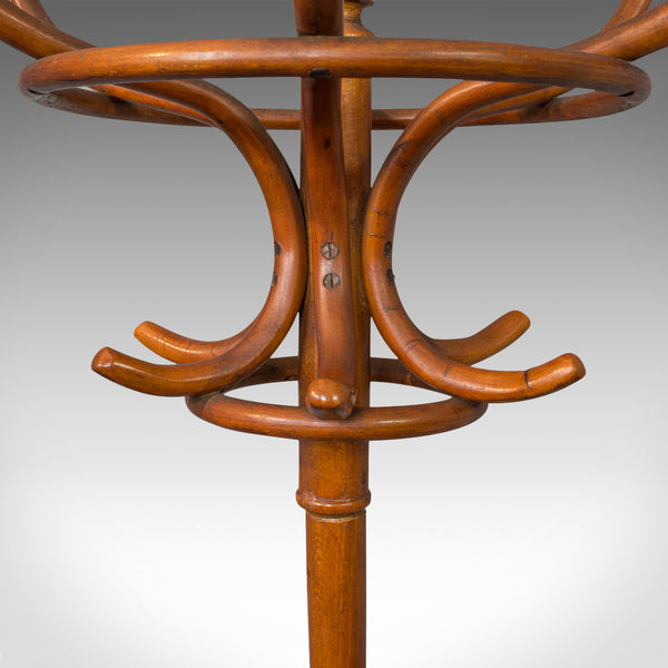 Antique Bentwood Coat Rack, Hall Stand, English, Beech, Umbrella, Edwardian - London Fine Antiques