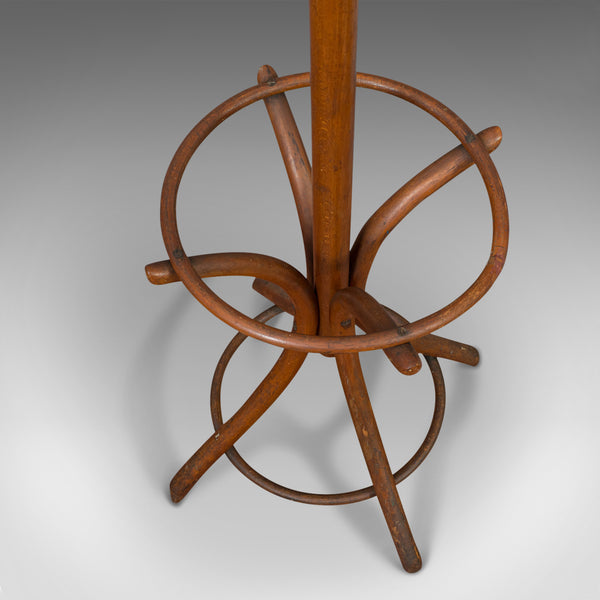 Antique Bentwood Coat Rack, Hall Stand, English, Beech, Umbrella, Edwardian - London Fine Antiques