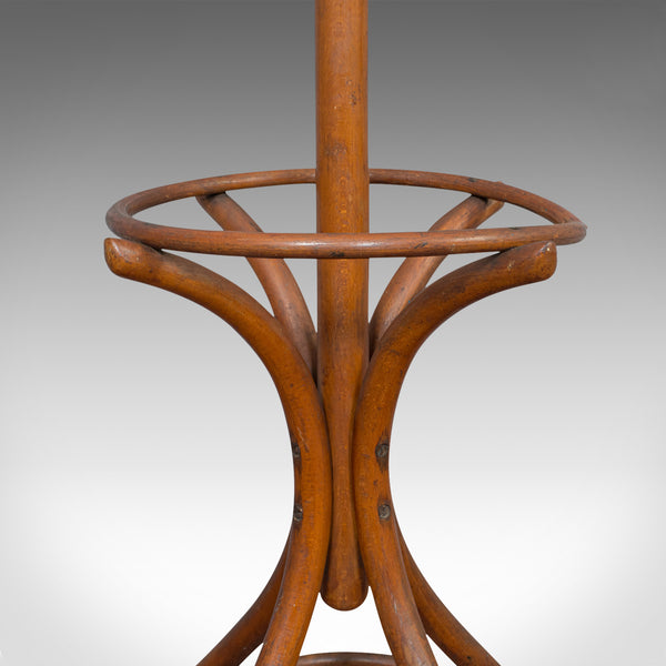 Antique Bentwood Coat Rack, Hall Stand, English, Beech, Umbrella, Edwardian - London Fine Antiques