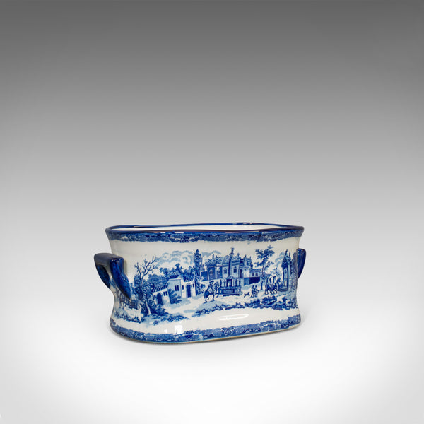 Large Vintage Champagne Cooler, French, Ceramic, Decorative, Serving, Bowl - London Fine Antiques